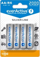 4x NI-MH EVERACTIVE R6 / AA 2000mAh BATÉRIE