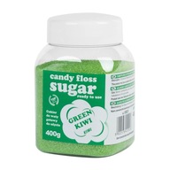 Farebný cukor do cukrovej vaty, zelený, ochutený