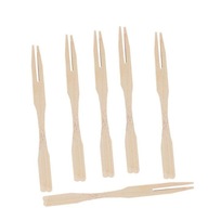 Drevené vidličky na EKO občerstvenie, 100 kusov