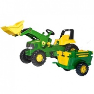Veľký pedálový traktor Rolly Toys s prívesom