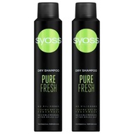 Syoss Pure Fresh suchý šampón 2x200ml Syoss Pure Fresh suchý šampón 2x200ml