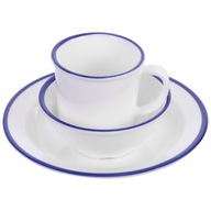 Súprava pohárov na riad Súprava keramického riadu Enamelware Súprava pohárov na riad Súprava keramického riadu Enamelware