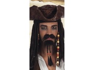 SUPER pirátske fúzy s bradou 01811