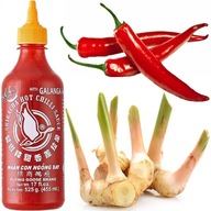 Chilli omáčka Sriracha s Galangalom 455ml Galangal Chilli omáčka Sriracha s Galangalom 455ml Galangal