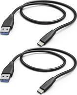 Hama Type C - USB 3.1 nabíjací kábel 1,5 m čierny x2 Hama Type C - USB 3.1 nabíjací kábel 1,5 m čierny x2