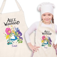 DETSKÁ KUCHYŇSKÁ ZÁstera Béžová Pre ALICE V RÍŠI DIVOV Milovník NAME Designs DETSKÁ KUCHYŇSKÁ ZÁstera Béžová Pre ALICE V RÍŠI DIVOV Milovník NAME Designs
