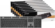 Káblová klávesnica A4Tech KV-300H s 2 portami USB sivá a čierna x8 Káblová klávesnica A4Tech KV-300H s 2 portami USB sivá a čierna x8