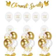 SET ozdôb na krst - XL balóny s bannerom SET ozdôb na krst - XL balóny s bannerom