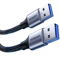 Zelený USB-A/USB-A 3.0 diskový/počítačový kábel Zelený USB-A/USB-A 3.0 diskový/počítačový kábel