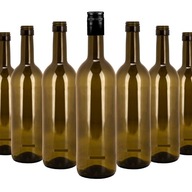 30x Bordeaux fľaša 750 ml na víno, tinktúry z olivového oleja