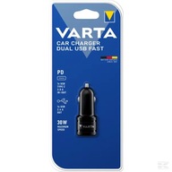 Nabíjačka do auta, duálny USB vstup, typ C Nabíjačka do auta, duálny USB vstup, typ C