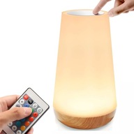 RGB LED nočná lampa s dotykovým senzorom + diaľkové ovládanie