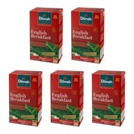 5x Dilmah English Breakfast čierny čaj 125g