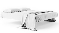 HOTELOVÉ POSTEĽNE BIELE 180x200 cm, 100% BAVLNA OBLIEK NA VANKÚŠ + PLÁŠKA