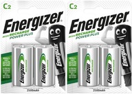 4x ENERGIZER Power Plus C R14 HR14 NH35 batérie 1,2V 2500mAh 4x ENERGIZER Power Plus C R14 HR14 NH35 batérie 1,2V 2500mAh