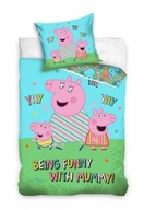 Bavlnené obliečky Peppa Pig 140 x 200 cm set Bavlnené obliečky Peppa Pig 140 x 200 cm set