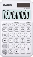 CASIO VRECKOVÁ KALKULAČKA SL-310UC-WE BIELA, 10 CASIO VRECKOVÁ KALKULAČKA SL-310UC-WE BIELA, 10