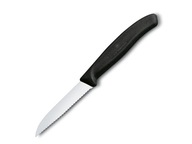 Nóż do jarzyn ząbkowany 8 cm czarny Victorinox Nóż do jarzyn ząbkowany 8 cm czarny Victorinox