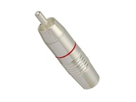 KaCsa RP-412ST postriebrené RCA zástrčky pre 8mm kábel KaCsa RP-412ST postriebrené RCA zástrčky pre 8mm kábel