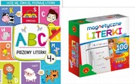 Magnetické písmená do chladničky + ABC Píšeme písmená