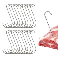 S-417 Údené háky 17cm na údenie šunkového mäsa, veľké, hrubé, silné LUX S-417 Údené háky 17cm na údenie šunkového mäsa, veľké, hrubé, silné LUX