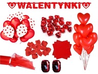 Valentínsky set Banner Balóniky Srdce Obrúsky Valentínsky set Banner Balóniky Srdce Obrúsky