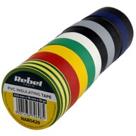 Sada farebných izolačných pások 19mm x 9,14m | 10 kusov Sada farebných izolačných pások 19mm x 9,14m | 10 kusov