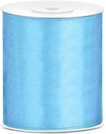 Modrá saténová stuha stuha pre modré luky 100 mm x 25m Modrá saténová stuha stuha pre modré luky 100 mm x 25m