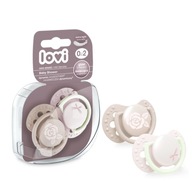 LOVI 22/900 Dynamický silikónový cumlík 0-2m 2 ks Baby Shower Girl LOVI 22/900 Dynamický silikónový cumlík 0-2m 2 ks Baby Shower Girl