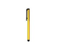 Stylus, dotykové pero, žltý tablet smartfónu