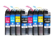 8X LC123 LC-123 ATRAMENTY PRE BROTHER DCP-J132W DCP-J152W MFC-J285 MFC-J650DW 8X LC123 LC-123 ATRAMENTY PRE BROTHER DCP-J132W DCP-J152W MFC-J285 MFC-J650DW