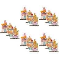 15ks Rozkošný Gnome Decor Trpasličí stojaci znak 15ks Rozkošný Gnome Decor Trpasličí stojaci znak