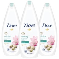 Dove Purely Sprchový gél Krém Pistácie 3x750ml