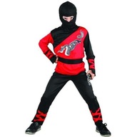 Kostým NINJA drak bojovník guľa HALLOWEEN 130/140 Kostým NINJA drak bojovník guľa HALLOWEEN 130/140