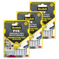 Samolepiaca montážna hmota Scotch-Fix 11 mm x 15 mm 108 kusov Samolepiaca montážna hmota Scotch-Fix 11 mm x 15 mm 108 kusov