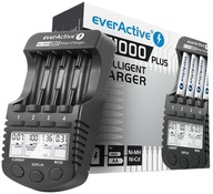 NABÍJAČKA BATERIE everActive NC-1000 PLUS AA AAA LCD NABÍJAČKA BATERIE everActive NC-1000 PLUS AA AAA LCD