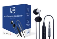 3mk káblové slúchadlá do uší 3,5 mm jack 3mk káblové slúchadlá do uší 3,5 mm jack