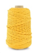 Bavlnená šnúrka pre MACRAME 5 mm / kurkuma Bavlnená šnúrka pre MACRAME 5 mm / kurkuma