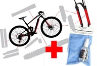 Matné ochranné fólie pre full MTB horské bicykle