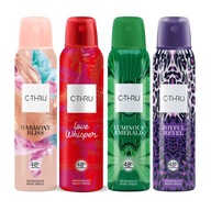 Aerosólový deodorant pre ženy C-Thru 150m Sada mix vôní 4x 150ml Aerosólový deodorant pre ženy C-Thru 150m Sada mix vôní 4x 150ml