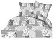 Obliečky z kôry 160x200 biela kôra POĽSKO hrubá bavlna +2 sada obliečok na vankúš