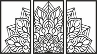 Prelamovaná obrazová dekorácia na stenu Mandala 90x50cm Prelamovaná obrazová dekorácia na stenu Mandala 90x50cm