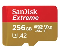 Karta SanDisk 256 GB microSDXC Extreme 190 MB/s