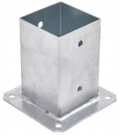 SKRUTOVANÁ STĹPOVÁ PODKLADA, KOTVA PODPORA 100x100mm PODPORA 10x10cm SKRUTOVANÁ STĹPOVÁ PODKLADA, KOTVA PODPORA 100x100mm PODPORA 10x10cm