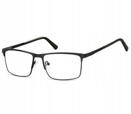 Obdĺžnikové dioptrické okuliare Nerd pre mužov