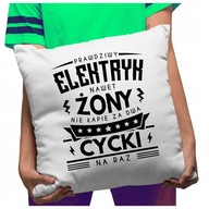 Funny Vankúš Elektrikár manželka manžel Funny Vankúš Elektrikár manželka manžel