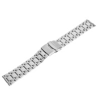 Náramok hodiniek – 22mm – oceľ – striebro Náramok hodiniek – 22mm – oceľ – striebro