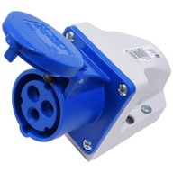 Zásuvka pevná 16A 3P 230V IP44 2P+E 113-6K PCE Zásuvka pevná 16A 3P 230V IP44 2P+E 113-6K PCE