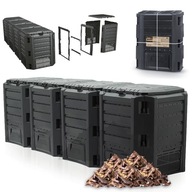 MODUL COMPOGREEN 1600L kompostér - čierny MODUL COMPOGREEN 1600L kompostér - čierny