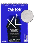 Canson XL Mix Media A4 akvarelová podložka 30 listov 300g